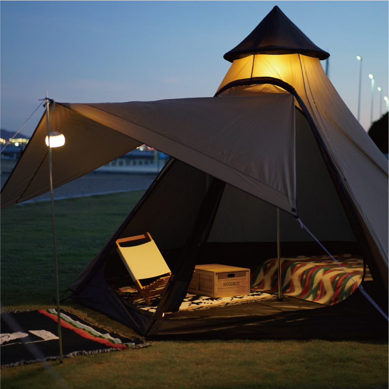 Monteer direct een pop-up campingluifel